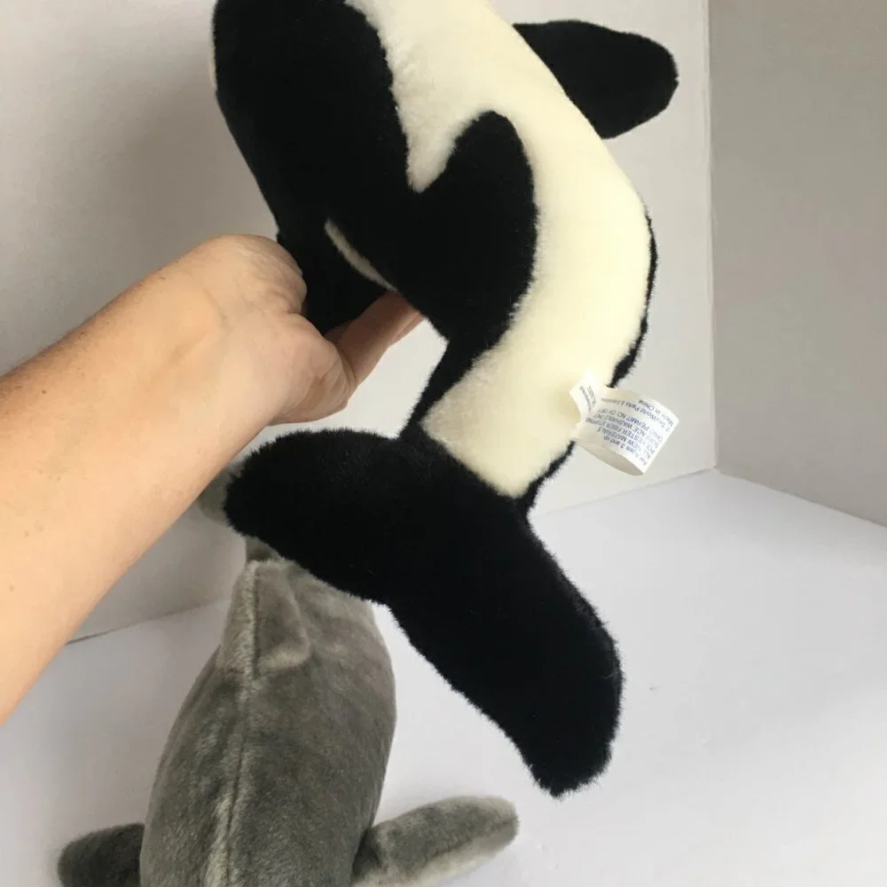 SeaWorld Orlando Parks Dolphin & Killer Whale Orca Stuffed Animal Plush Toys